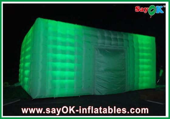 Tenda cinematografica portatile su misura Tenda cubo 8 uomini Tenda gonfiabile Nightclub Tenda gonfiabile per feste Nightclub gonfiabile