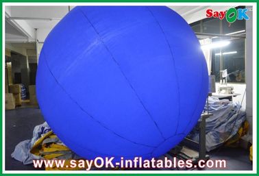 La palla gonfiabile all'aperto blu su misura con 12 colori ha condotto le luci