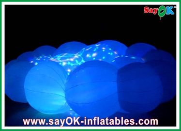 White Party LED palla gonfiabile puntelli nuvola gonfiabile di colore bianco per discoteca