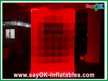 Le decorazioni gonfiabili 12 LED del partito accende l'esplosione gonfiabile Photobooth che stampa lo SGS per l'evento di festival