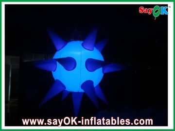 Il riccio di mare gonfiabile Spike Ball Model With Colorful della decorazione del LED si accende per gli eventi e la discoteca