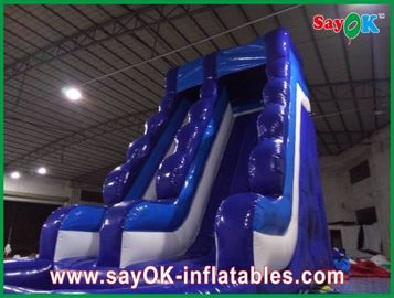 0.55mm PVC Inflatabile Water Slide L6 X W3 X H5m Impermeabile 3 strati Inflatabile Slide Per Piscina