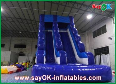 0.55mm PVC Inflatabile Water Slide L6 X W3 X H5m Impermeabile 3 strati Inflatabile Slide Per Piscina