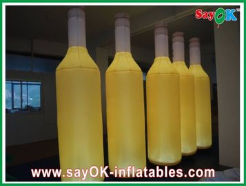 Decorazione gonfiabile di illuminazione di H2m, bottiglia di vino gonfiabile del panno di nylon 190T