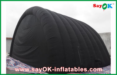 Tenda gonfiabile impermeabile nera dell'aria con il panno di Oxford e rivestimento del PVC per la tenda gonfiabile del lavoro di Ourdoor