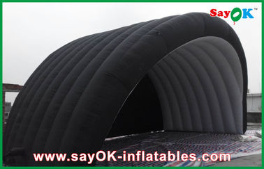 Tenda gonfiabile impermeabile nera dell'aria con il panno di Oxford e rivestimento del PVC per la tenda gonfiabile del lavoro di Ourdoor