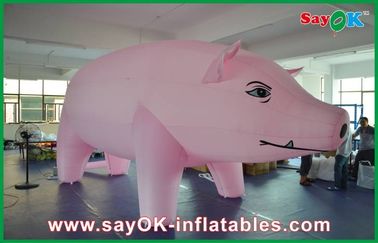 Fumetto gonfiabile rosa gigante del maiale su misura per la pubblicità