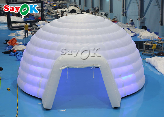 Tenda gonfiabile bianca della cupola della proiezione del planetario di Digital per attivo dell'interno