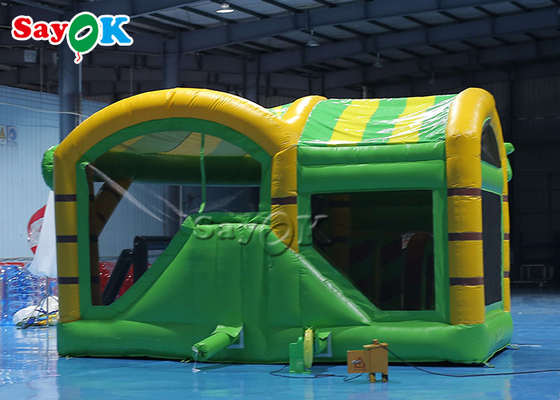 Scorrevole di Lion Theme Tarpaulin Inflatable Bounce per il pubblico del cortile