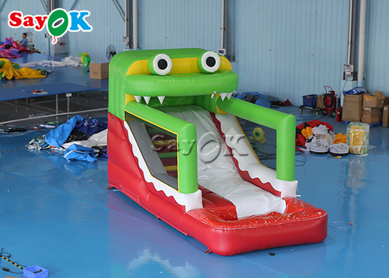 Slide gonfiabile per bambini piccoli PVC gonfiabile rana Slide umido asciutto per parco di divertimenti