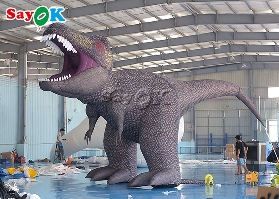 Mascotte gonfiabile gigante T-Rex gonfiabile Tyrannosaurus personaggi dei cartoni animati per feste di compleanno