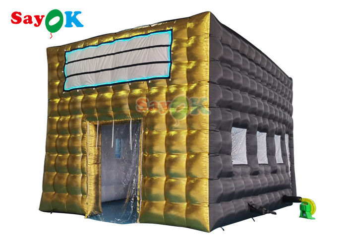 LED discoteca night club festa tenda personalizzata tenda gonfiabile discoteca gonfiabile per eventi adulti cubo nero casa