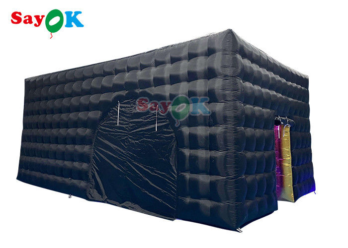 Pubblicità Club Notturno Tenda gonfiabile a cubo Tenda gonfiabile in tessuto Oxford