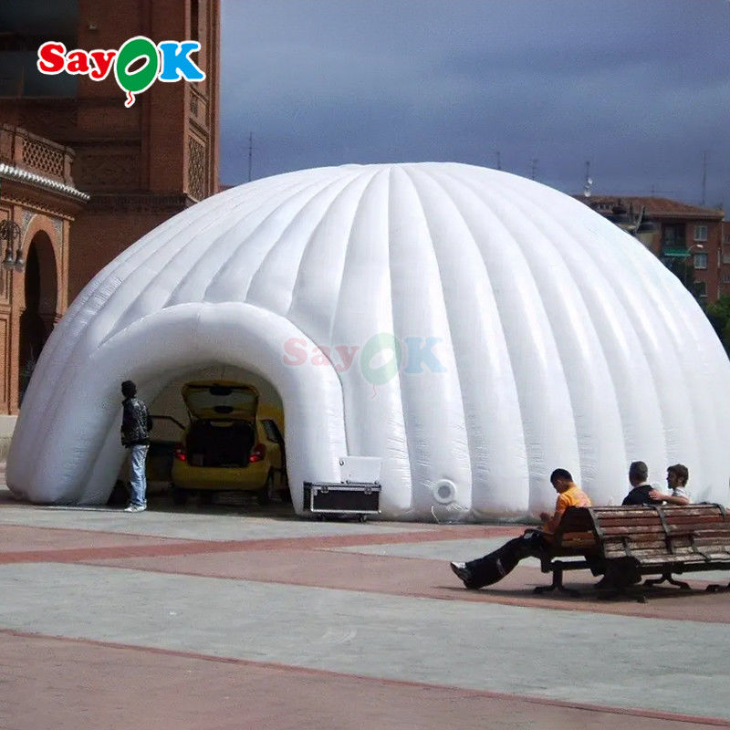 Tenda portabile grande igloo cupola gonfiabile per festa all'aperto evento club matrimonio