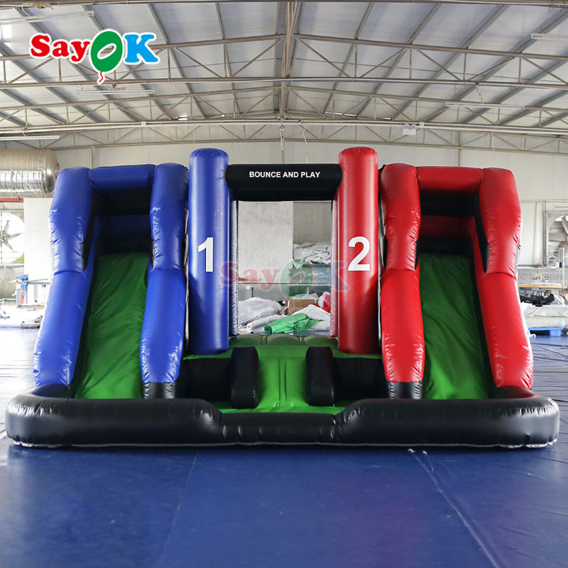 Commerciale gonfiabile Combo Slide doppio gonfiabile Bounce House gigante gonfiabile Slide per esterni