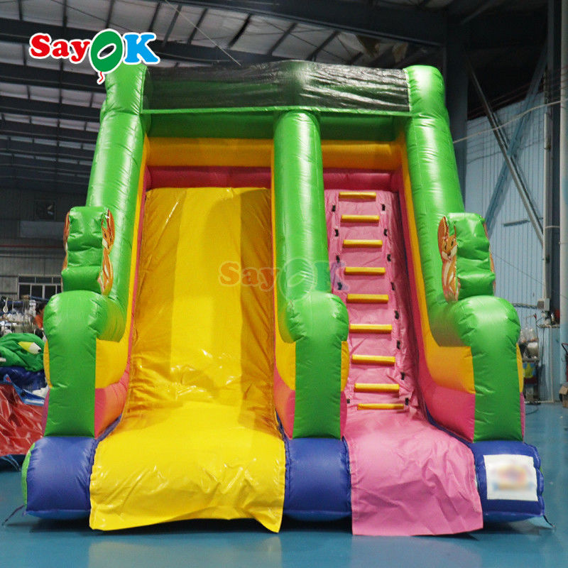Slide gonfiabile piscina PVC combinazione gonfiabile scivolo e piscina gigante gonfiabile scivolo bouncer in vendita