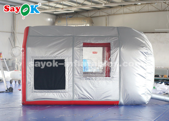 Tenda gonfiabile per auto Tenda gonfiabile mobile per parcheggio auto Stazione di lavoro con filtro