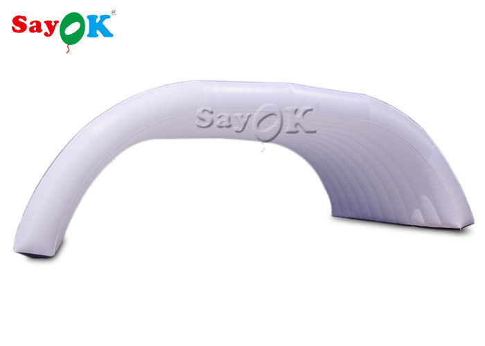 Tenda gonfiabile personalizzata 12x6x5mH White Dome Tenda gonfiabile per eventi di festa