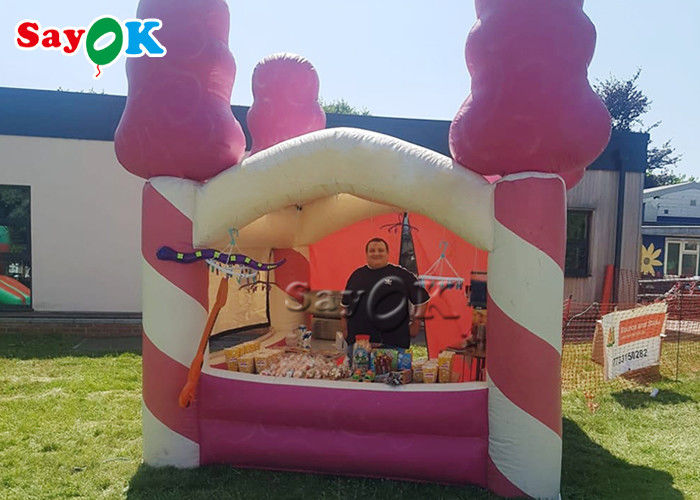 Miglior tenda gonfiabile tenda gonfiabile di lavoro portabile PVC Candy Floss tenda gonfiabile aria impermeabile