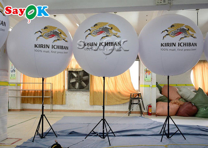 Pallone di Logo Printing Inflatable Stand Lighted con il nylon 190T di acciaio inossidabile