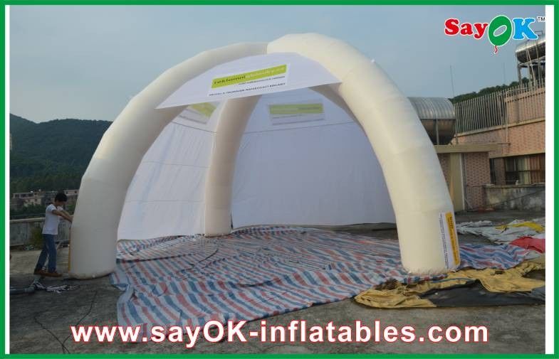 Tenda gonfiabile personalizzata per all' esterno Tenda gonfiabile a prova d' acqua Tenda gonfiabile per l' aria Stoffa Oxford / PVC per attività
