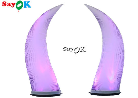 avorio d'accensione gonfiabile multicolore della decorazione LED di 2.5m per la decorazione di evento di nozze