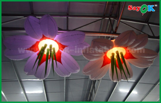 La decorazione gonfiabile di illuminazione della fase di nozze ha condotto il fiore gonfiabile di nozze