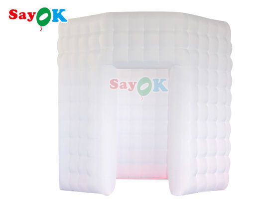 Cabina gonfiabile della foto del panno bianco di Oxford per l'evento senza piombo