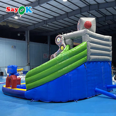Grande Parco giochi all'aria aperta Bambini Castello gonfiabile tema cartone animato Salto Bouncer Bambini gonfiabili Bouncer Castello gonfiabile con soffiatore