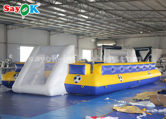 Campo da calcio gonfiabile di calcio 8*5m del PVC della tela cerata dei giochi gonfiabili gonfiabili giganti di sport