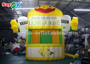 Cabina gonfiabile della limonata della tenda dell'aria della tenda all'aperto gonfiabile del supporto con l'aeratore per la promozione