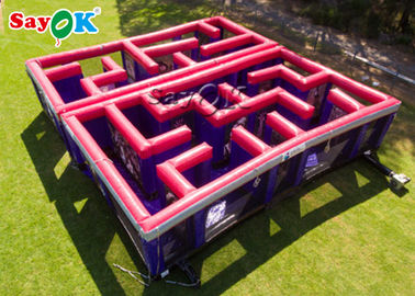 Labirinto potabile gonfiabile rosso del laser di corsa ad ostacoli del gioco gonfiabile di sport/Maze Game Laser Tag Inflatable di carnevale