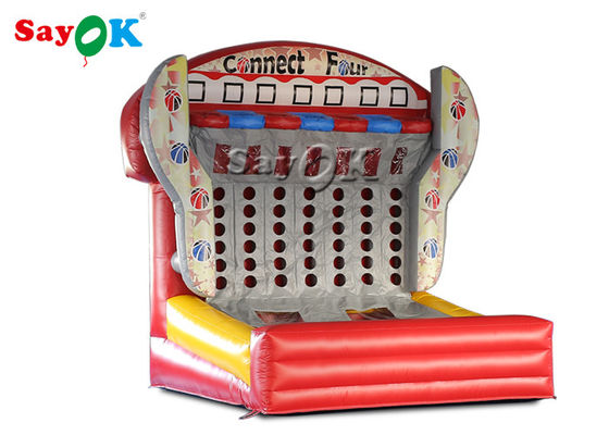 I giochi gonfiabili dell'iarda infornano il cerchio di pallacanestro gonfiabile dei giochi di sport della fucilazione dell'obiettivo della prova