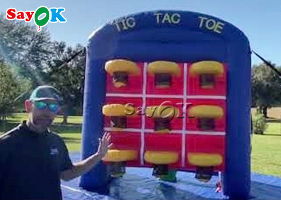Tic gonfiabile dell'interno Tac Toe Basketball Connect 3 dei giochi gonfiabili del cortile nel gioco di fila