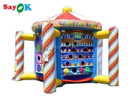 Gioco intermedio gonfiabile di tiro del bersaglio di corsa ad ostacoli di ultimo carnevale gonfiabile In1 di sport 5