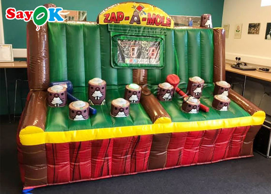 Gonfiabile gonfiabile gonfiabile del PVC dei giochi all'aperto zap un gioco della talpa con il sistema di IPS
