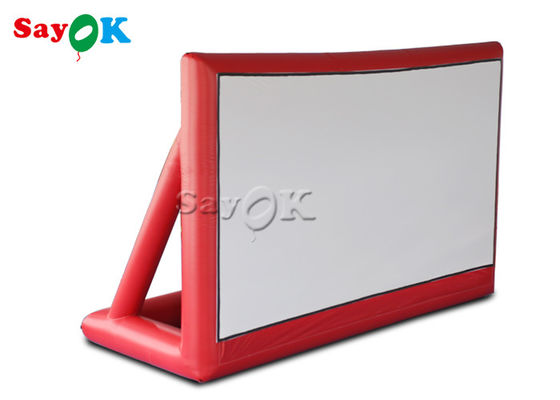 Lo schermo gonfiabile del teatro ha personalizzato il parcheggio all'aperto dell'automobile di film del PVC di 7.25m 24ft del cinema gonfiabile dello schermo