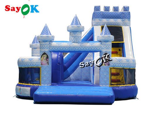 principessa blu 16.5ft Bouncing Castle Commercial Hhouse di salto gonfiabile di 5m