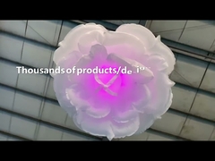 Customized 10ft Inflatable Led Lighting Flower For Wedding Christmas