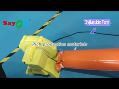 Custom PVC 7x4m Inflatable Air Tent Support Structure Blow Up Spider Tent