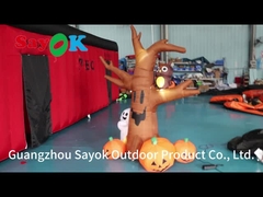 Pumpkin gonfiabile per Halloween Giardino Spettri all'aperto Albero Decorazione di Halloween