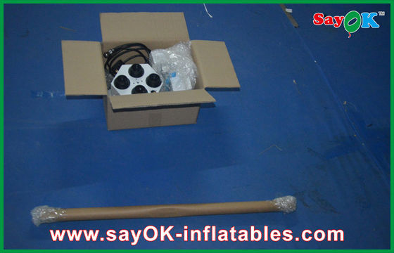 Aerostati gonfiabili bianchi della decorazione di illuminazione del supporto per la pubblicità dell'affare