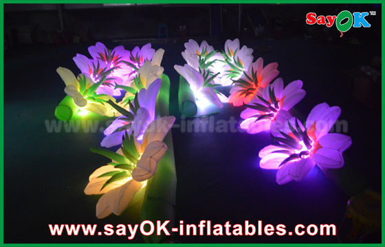 Panno gonfiabile principale promozionale della decorazione 190t Oxford del fiore