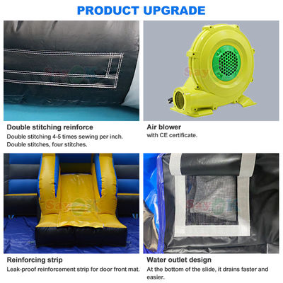 Castello gonfiabile natalizio