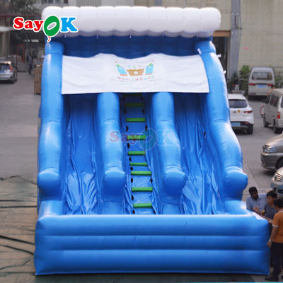 Scivolo d'acqua gonfiabile gigante scivolo d'acqua gonfiabile per adulti piscina gonfiabile con scivolo