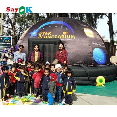 Planetario gonfiabile certificato CE personalizzabile con tela di proiezione per l'istruzione astronomica