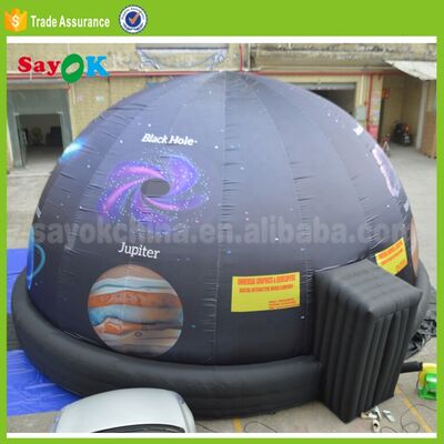Tenda cinematografica 3d Portabile Panetario a cupola gonfiabile 5m Proiettore Planetario per scuola