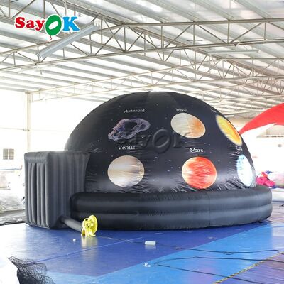Sayok 5m 16ft personalizzato stampa completa tenda a cupola planetario gonfiabile per bambini educazione con soffiatore d'aria