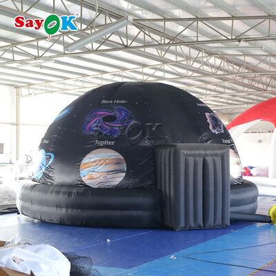 Sayok 5m 16ft personalizzato stampa completa tenda a cupola planetario gonfiabile per bambini educazione con soffiatore d'aria