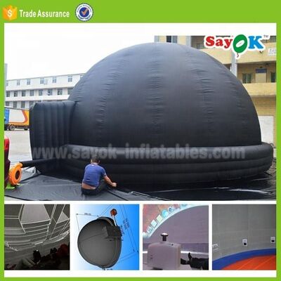 360 Degree Fulldome Kids Schools Equipment Movie Star Projection Tent Mobile Portable Inflatabile Planetario Dome in vendita